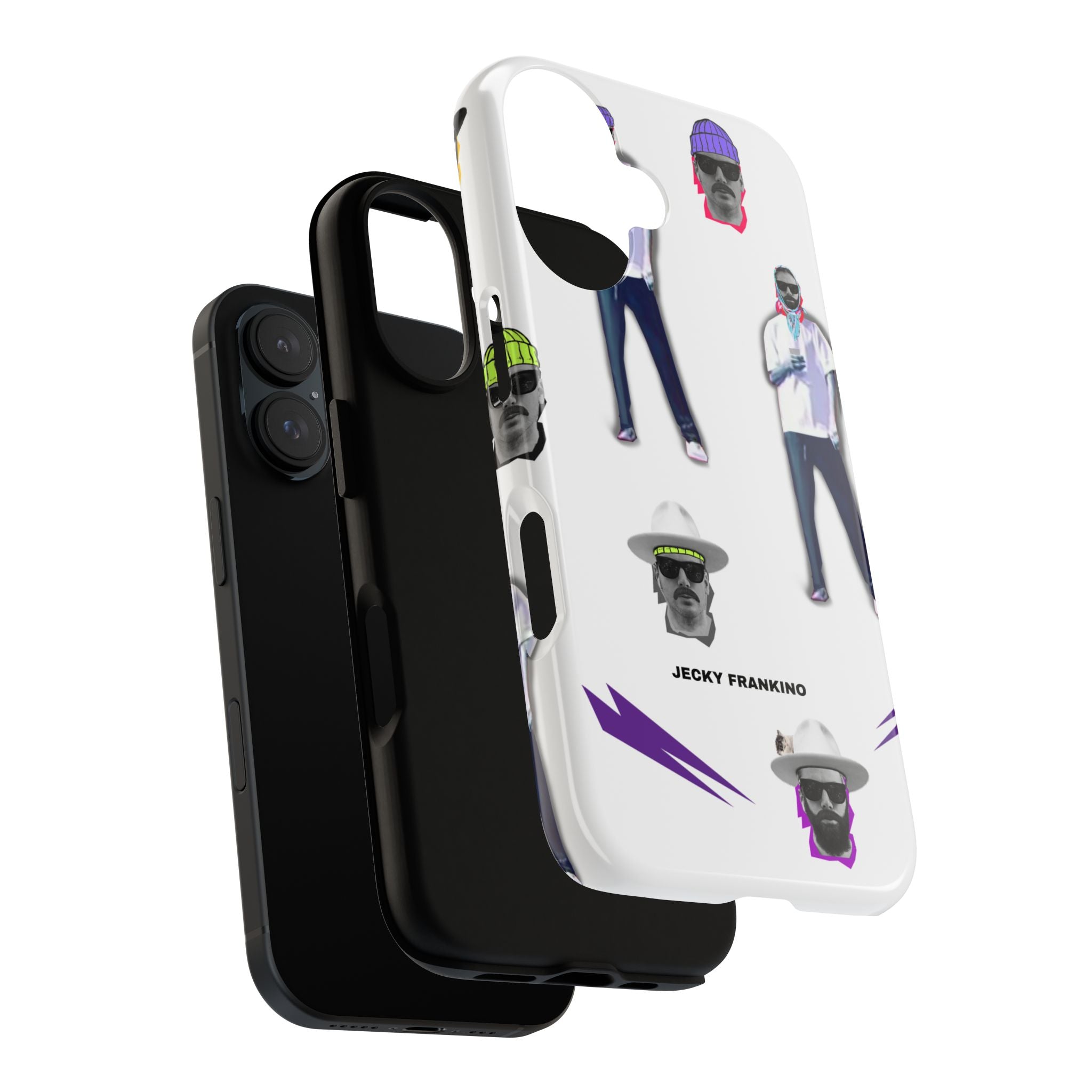 Retro Cool Character Pattern phone case | Tough Cases