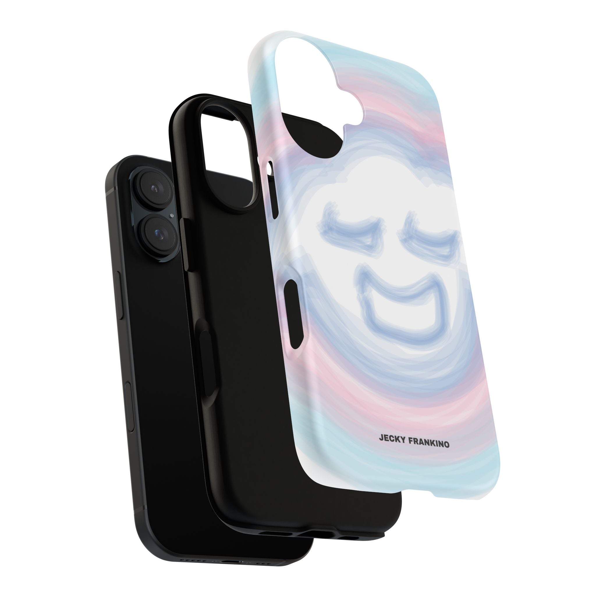 Pastel Smiley Face JECKY FRANKINO Phone Case | Tough Cases