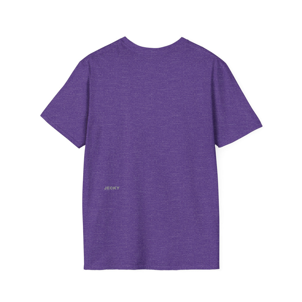 Abstract Color Swirl T-Shirt | Minimal Lens Circle Graphic