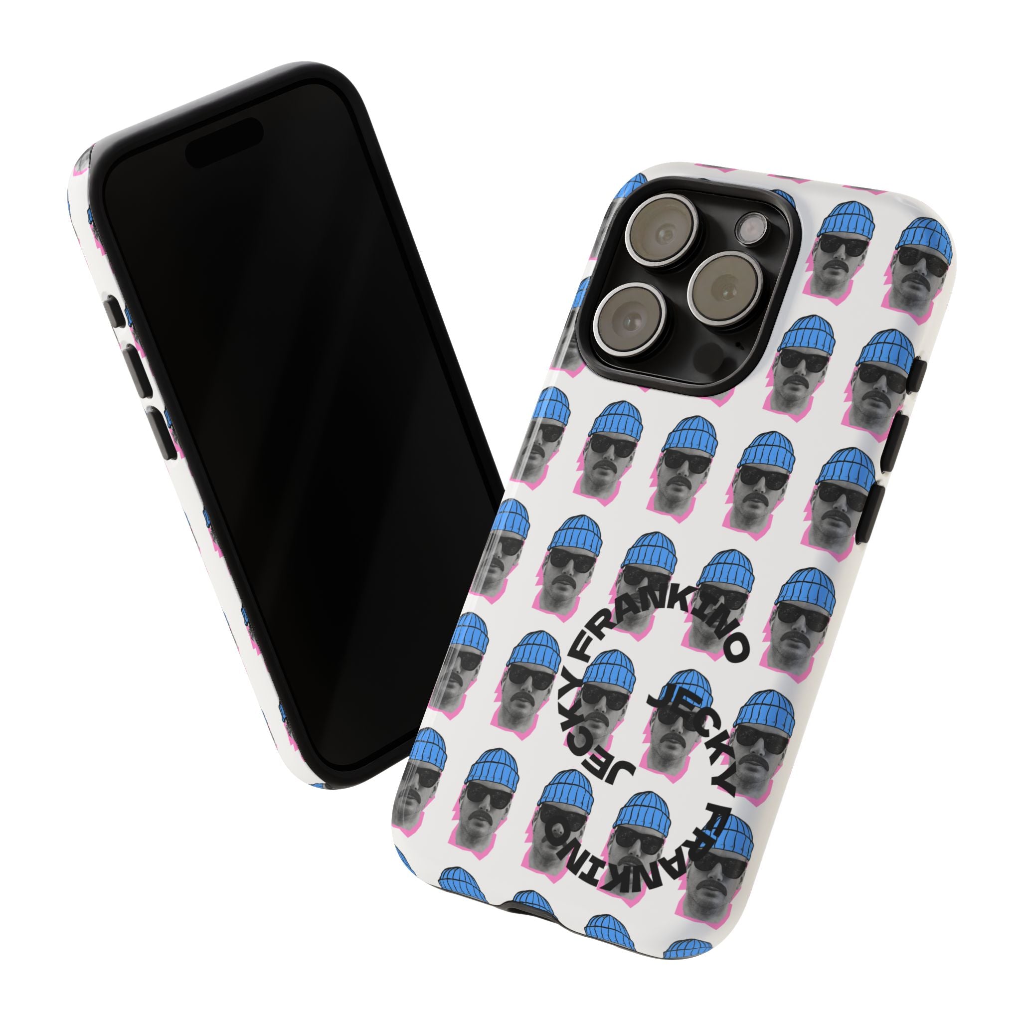 Bearded Man Pattern phone case | Tough Cases, repeating portrait design
