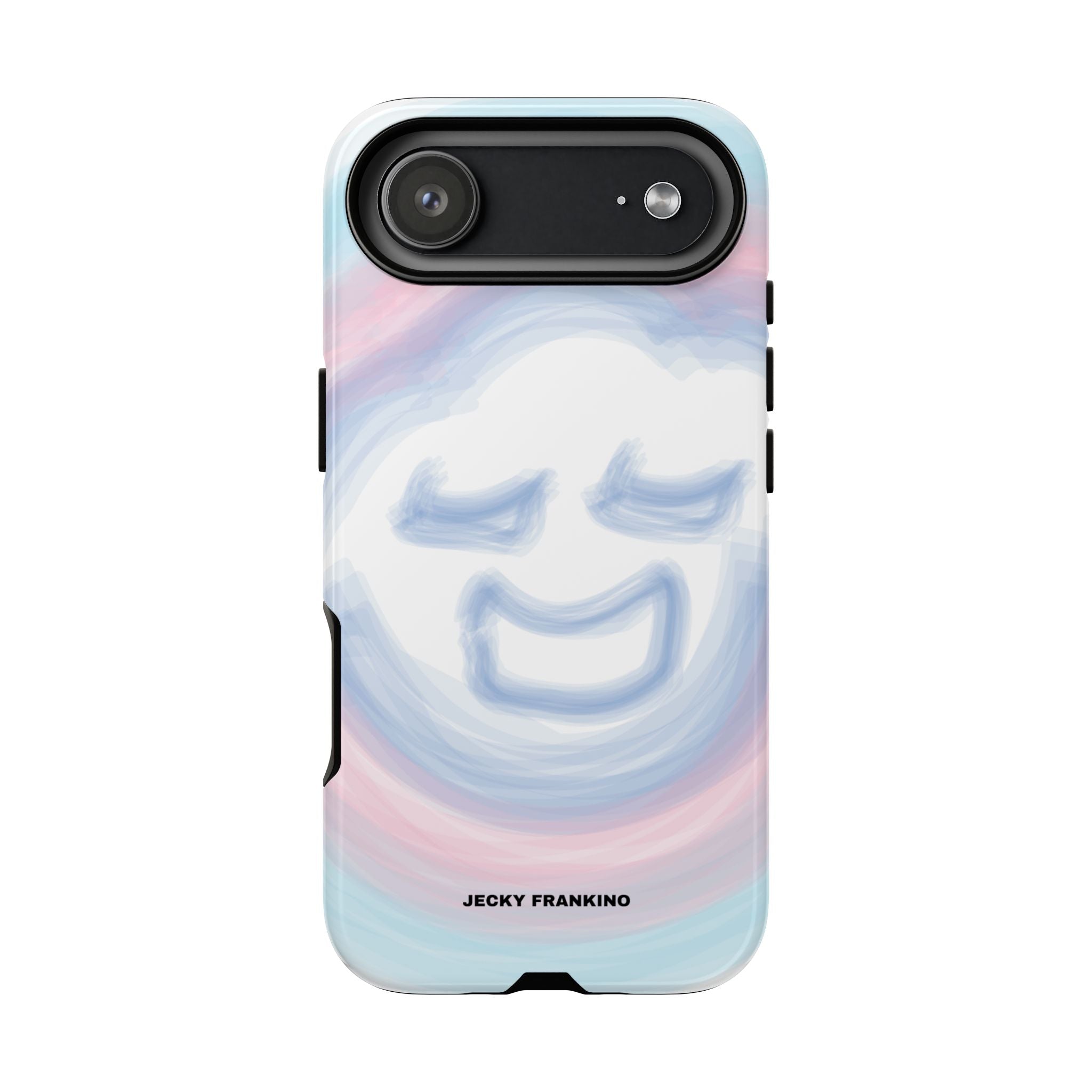 Pastel Smiley Face JECKY FRANKINO Phone Case | Tough Cases