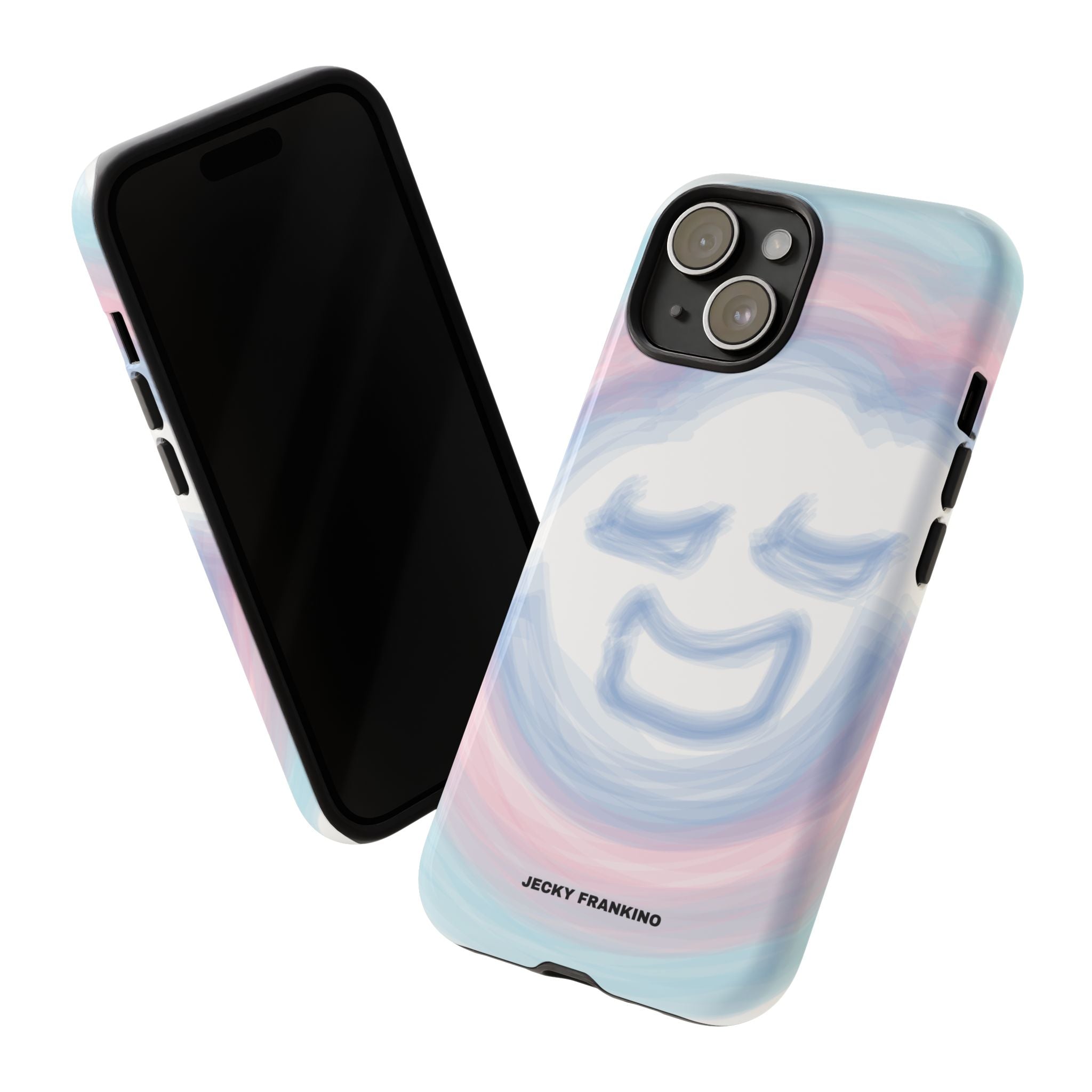 Pastel Smiley Face JECKY FRANKINO Phone Case | Tough Cases