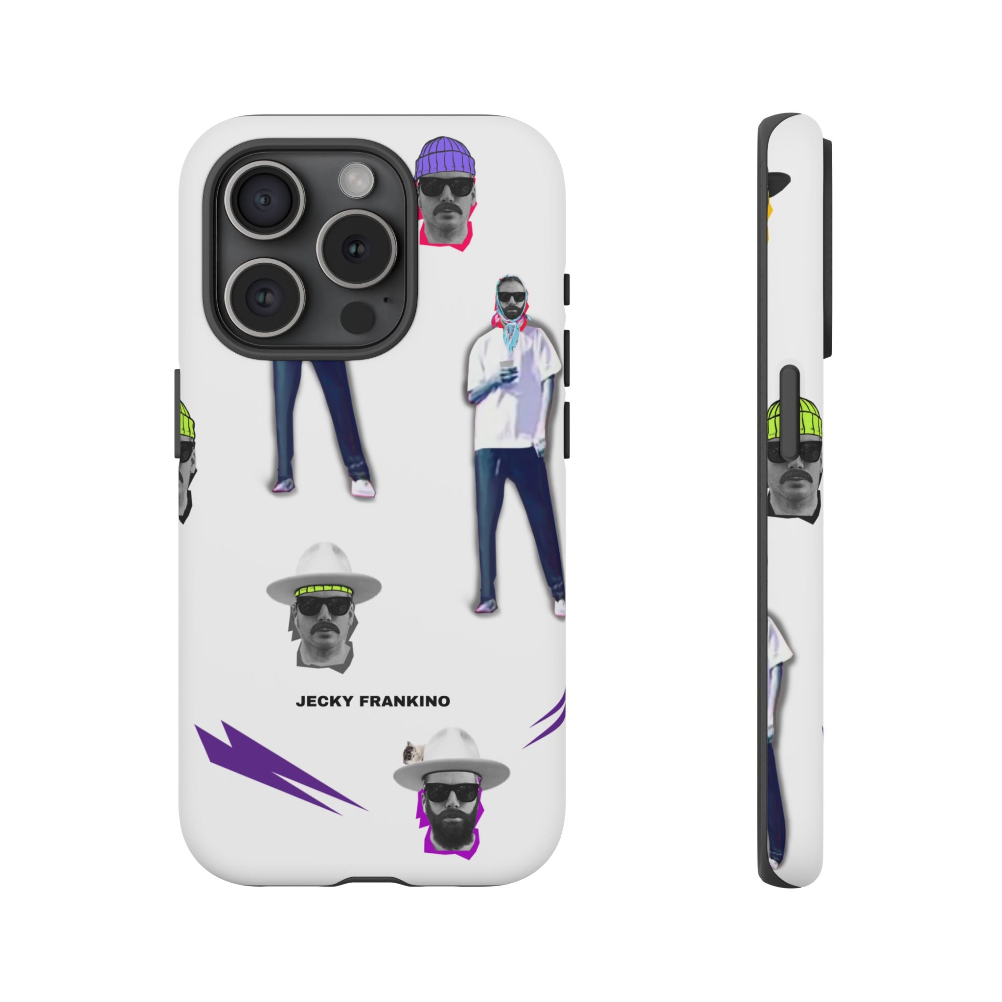 Retro Cool Character Pattern phone case | Tough Cases