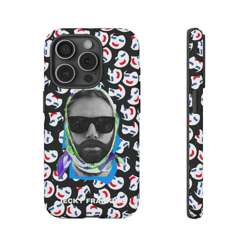 Smiling Mask Pattern Portrait Phone Case | Tough Cases