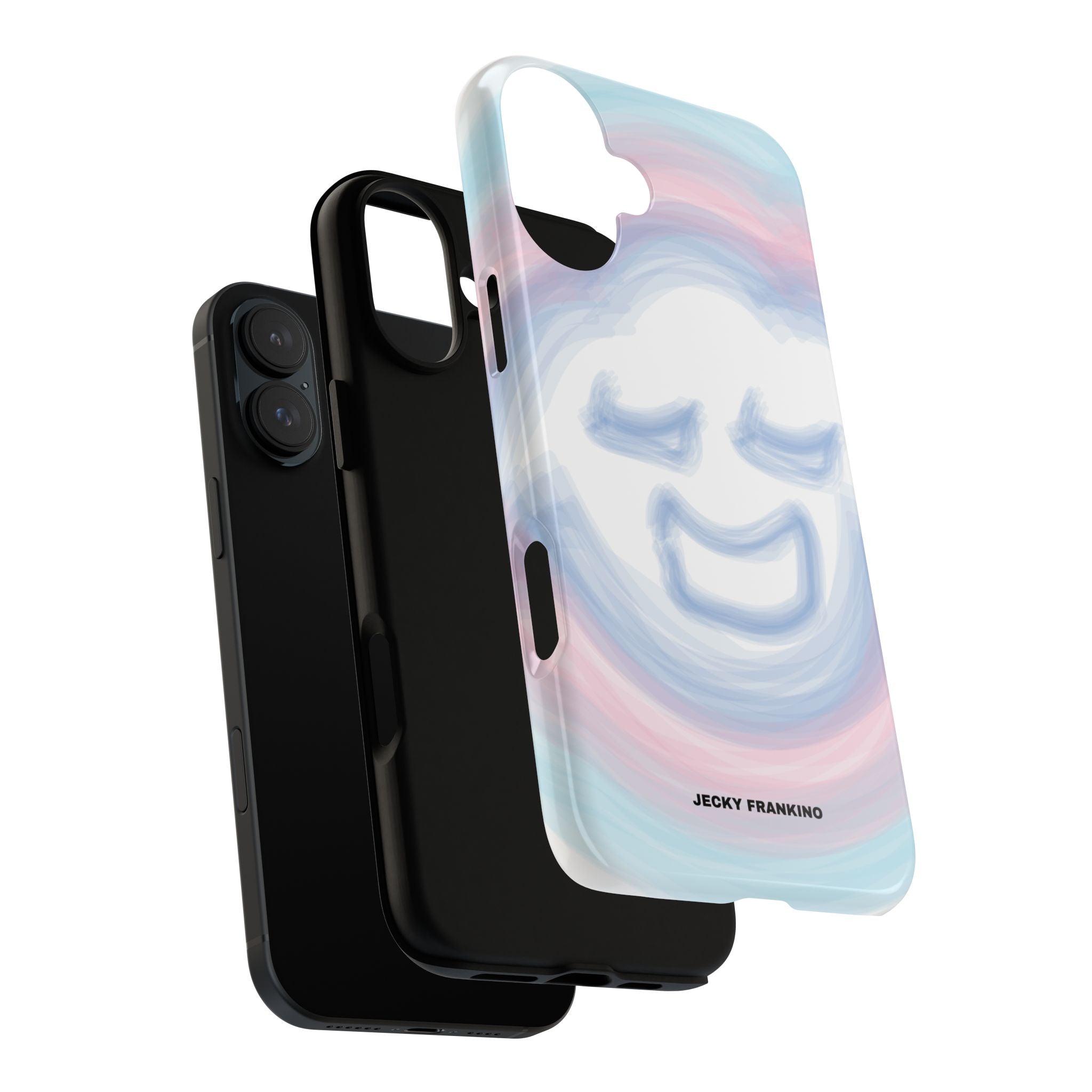 Pastel Smiley Face JECKY FRANKINO Phone Case | Tough Cases